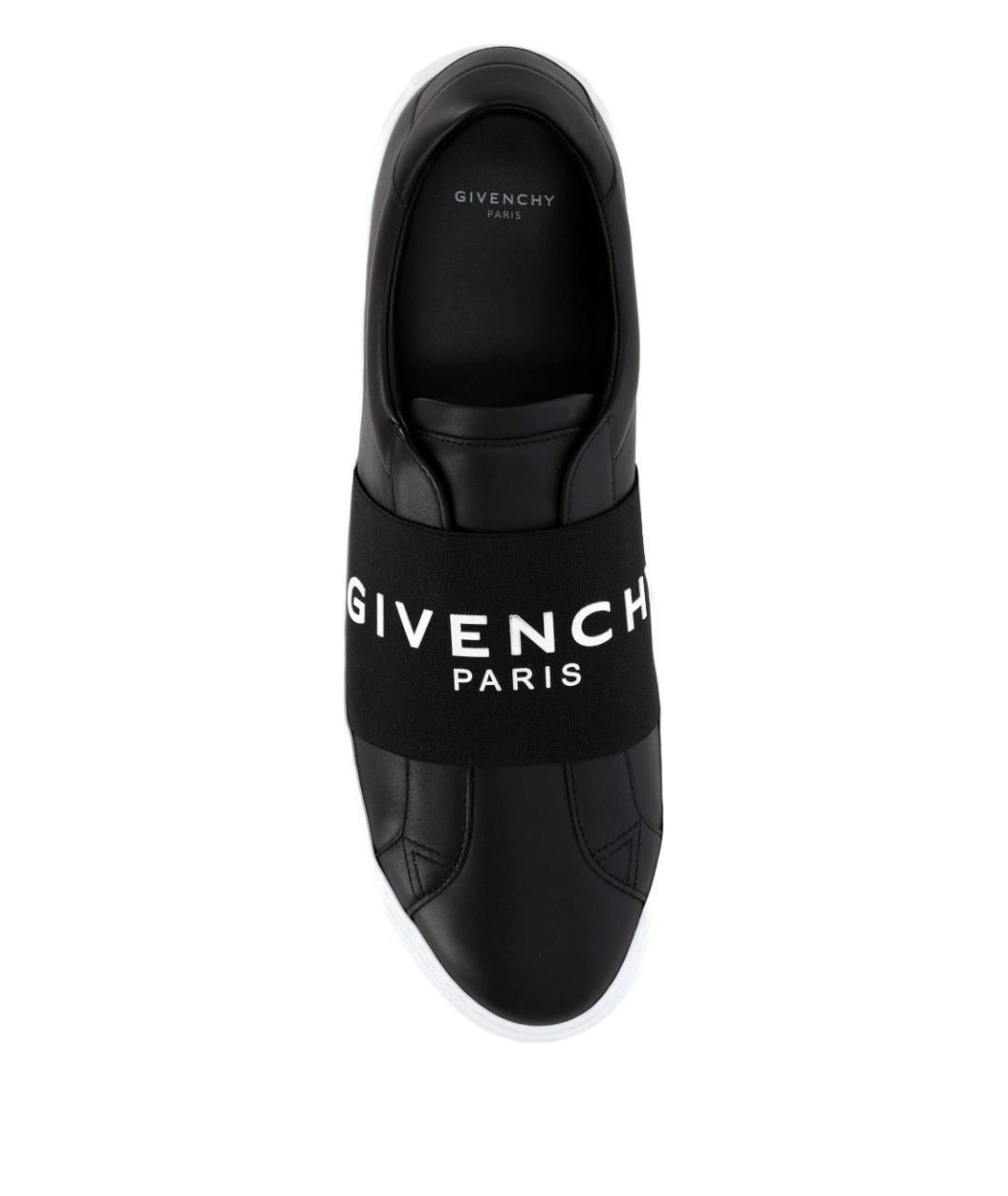 GIVENCHY Черные кожаные слипоны, фото 2
