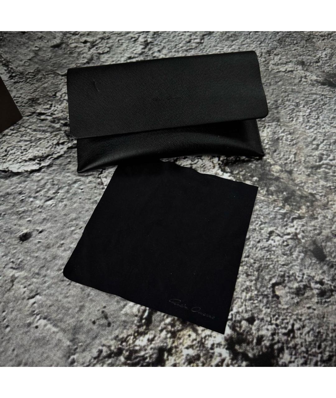 RICK OWENS Черные пластиковые солнцезащитные очки, фото 5