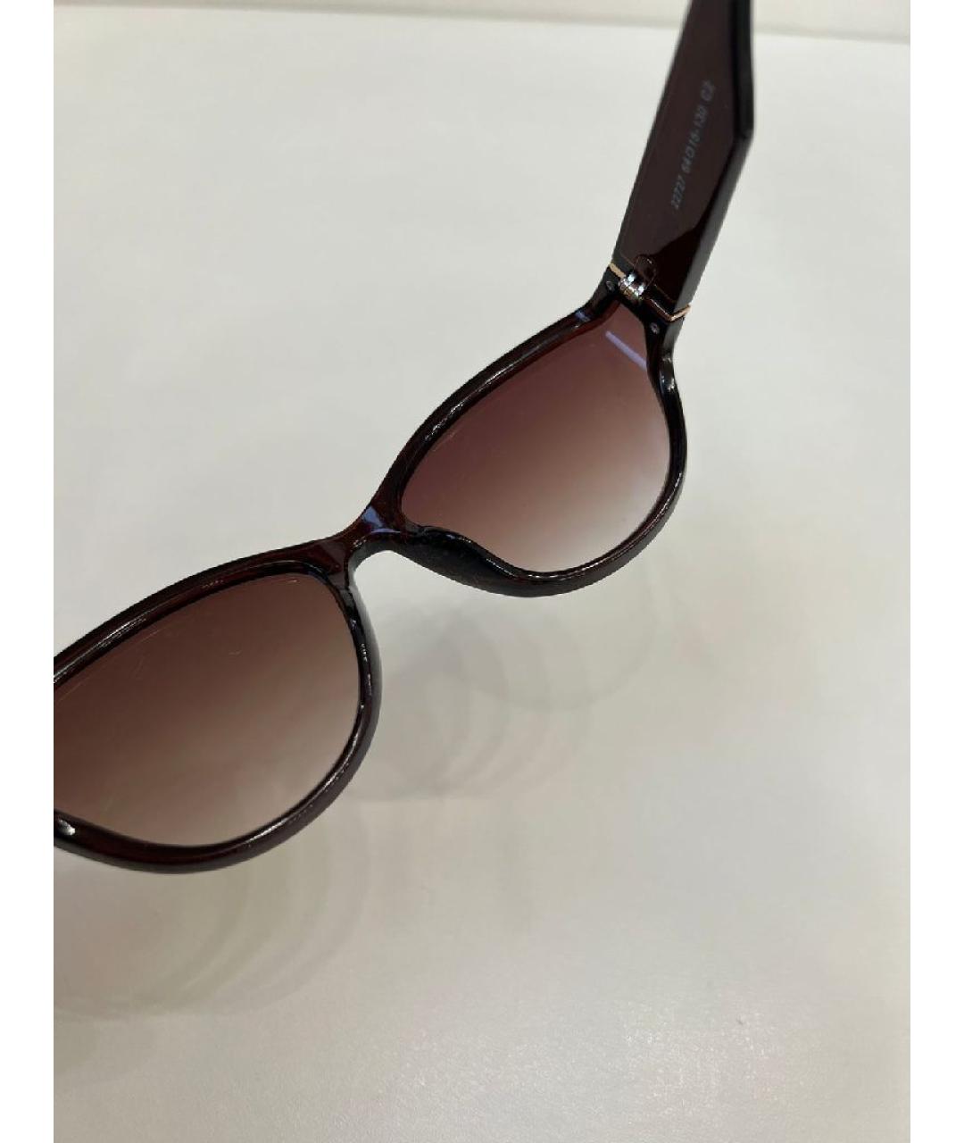 CHRISTIAN DIOR Черные пластиковые солнцезащитные очки, фото 4