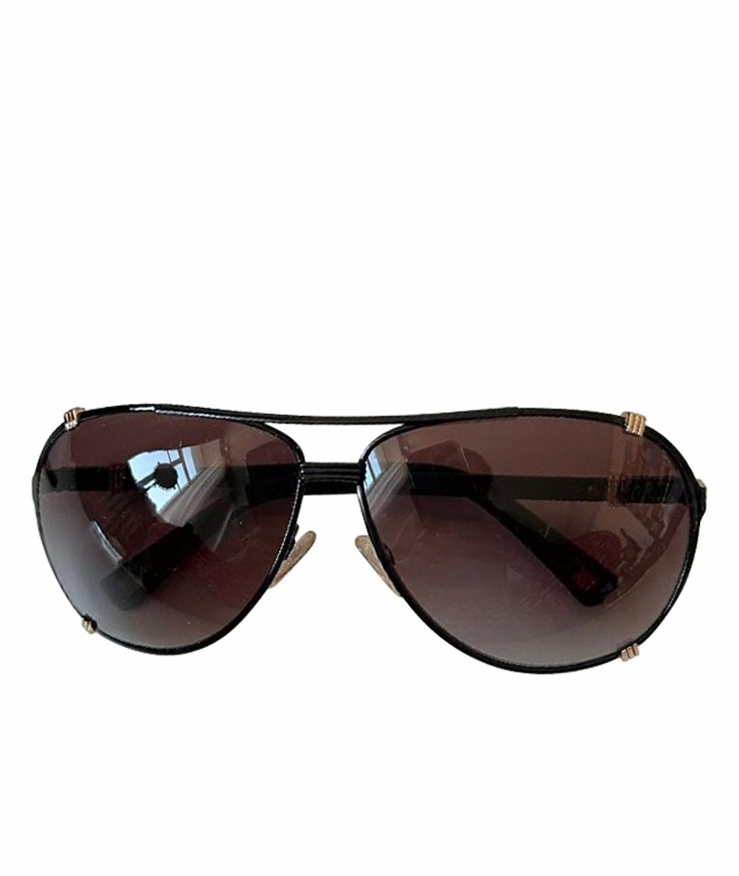 CHRISTIAN DIOR Черные пластиковые солнцезащитные очки, фото 1