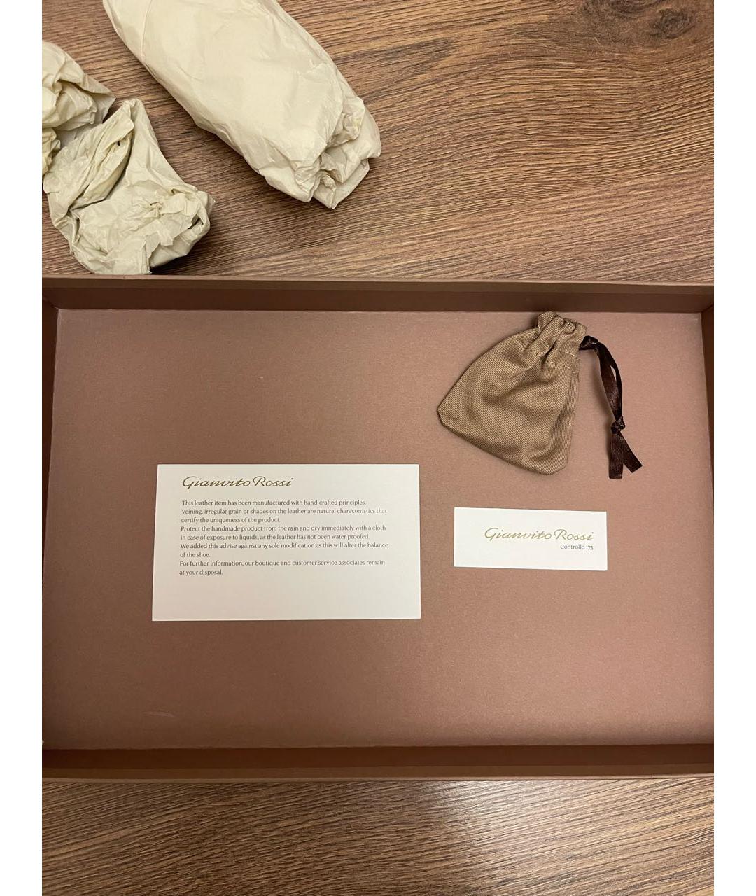 GIANVITO ROSSI Белые босоножки из лакированной кожи, фото 4