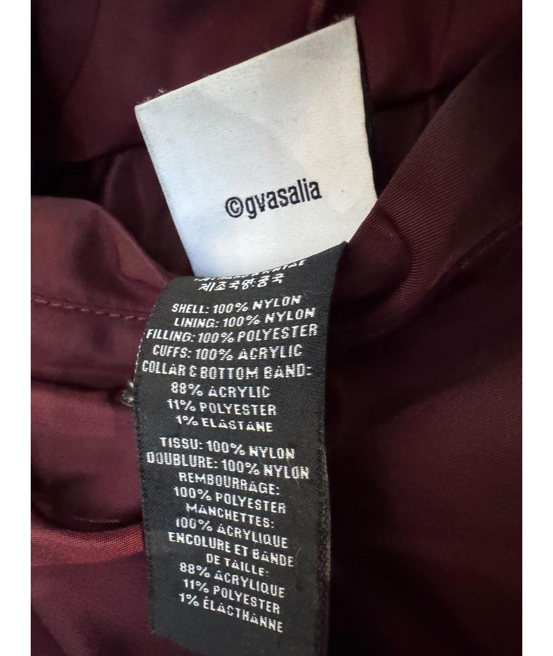 VETEMENTS Бордовая полиамидовая куртка, фото 4