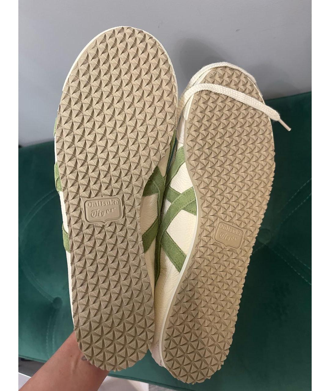ONITSUKA TIGER Белые кожаные кеды, фото 6