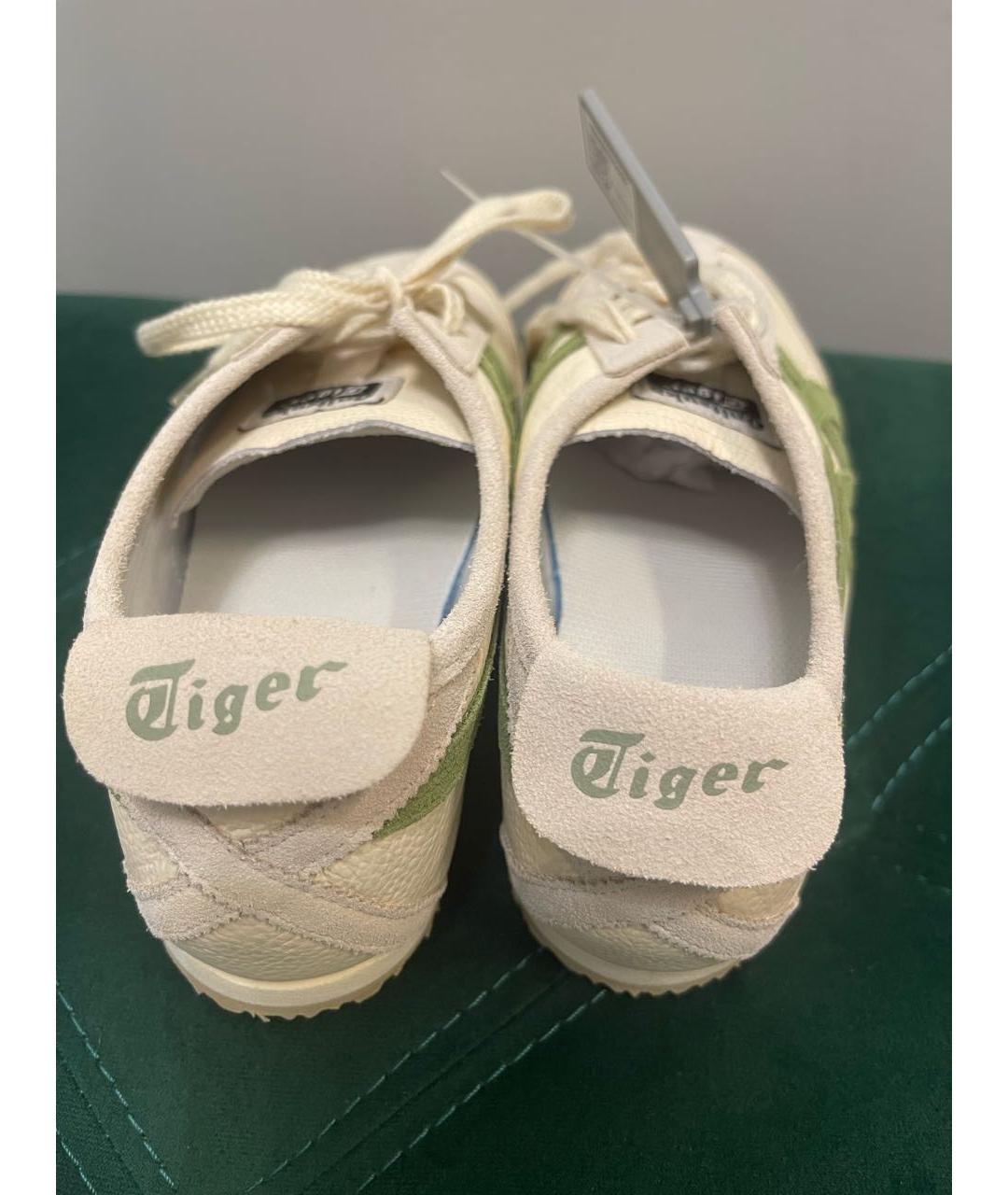 ONITSUKA TIGER Белые кожаные кеды, фото 4