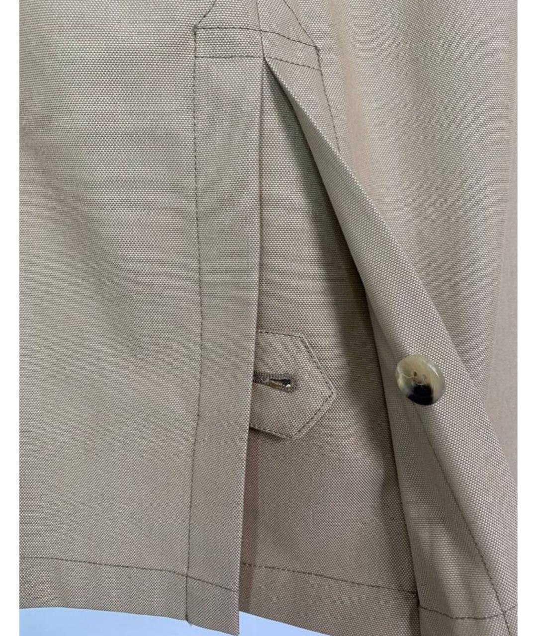 MAX MARA Бежевая хлопковая юбка мини, фото 6