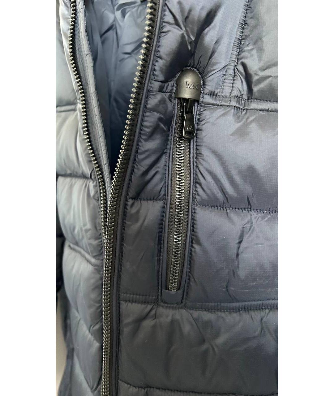 MICHAEL KORS Темно-синяя полиэстеровая куртка, фото 2