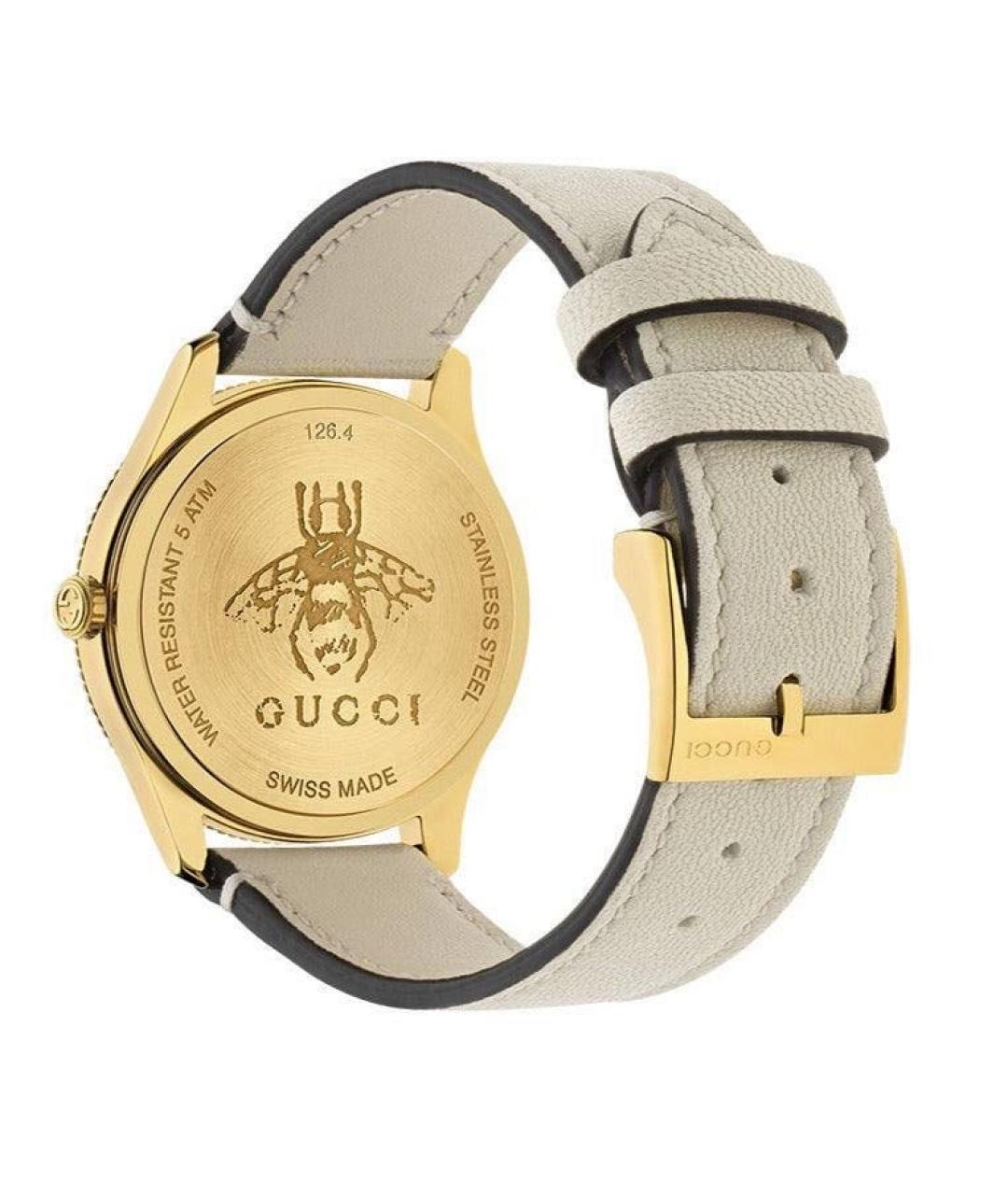 GUCCI Белые стальные часы, фото 2