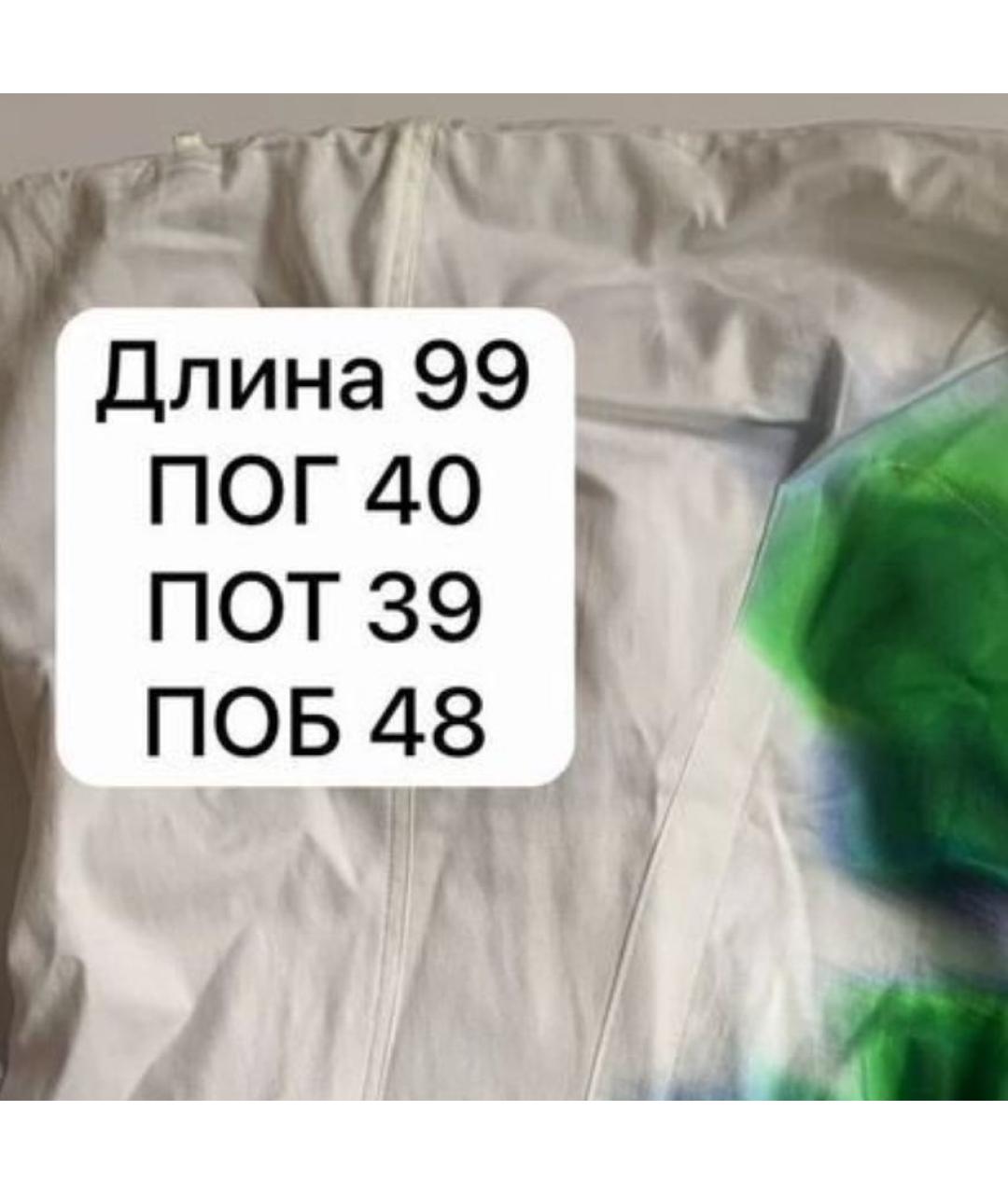 SPORTMAX Зеленые вискозное вечернее платье, фото 4