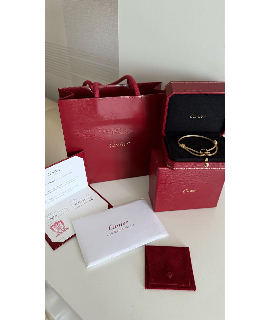 CARTIER Золотой браслет из желтого золота, фото 4