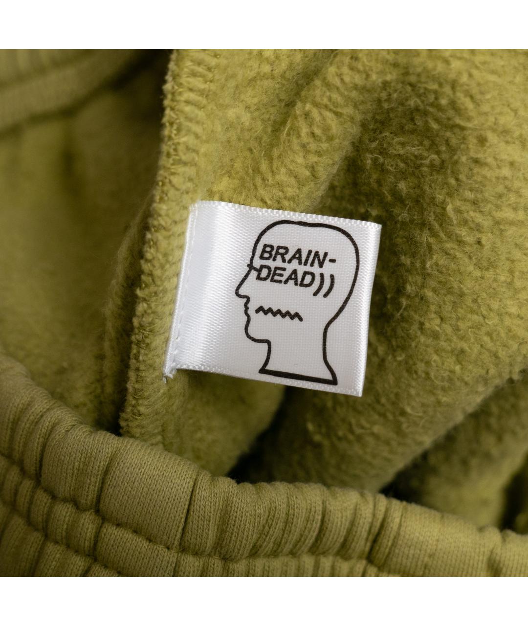 Brain Dead Зеленые хлопковые повседневные брюки, фото 8