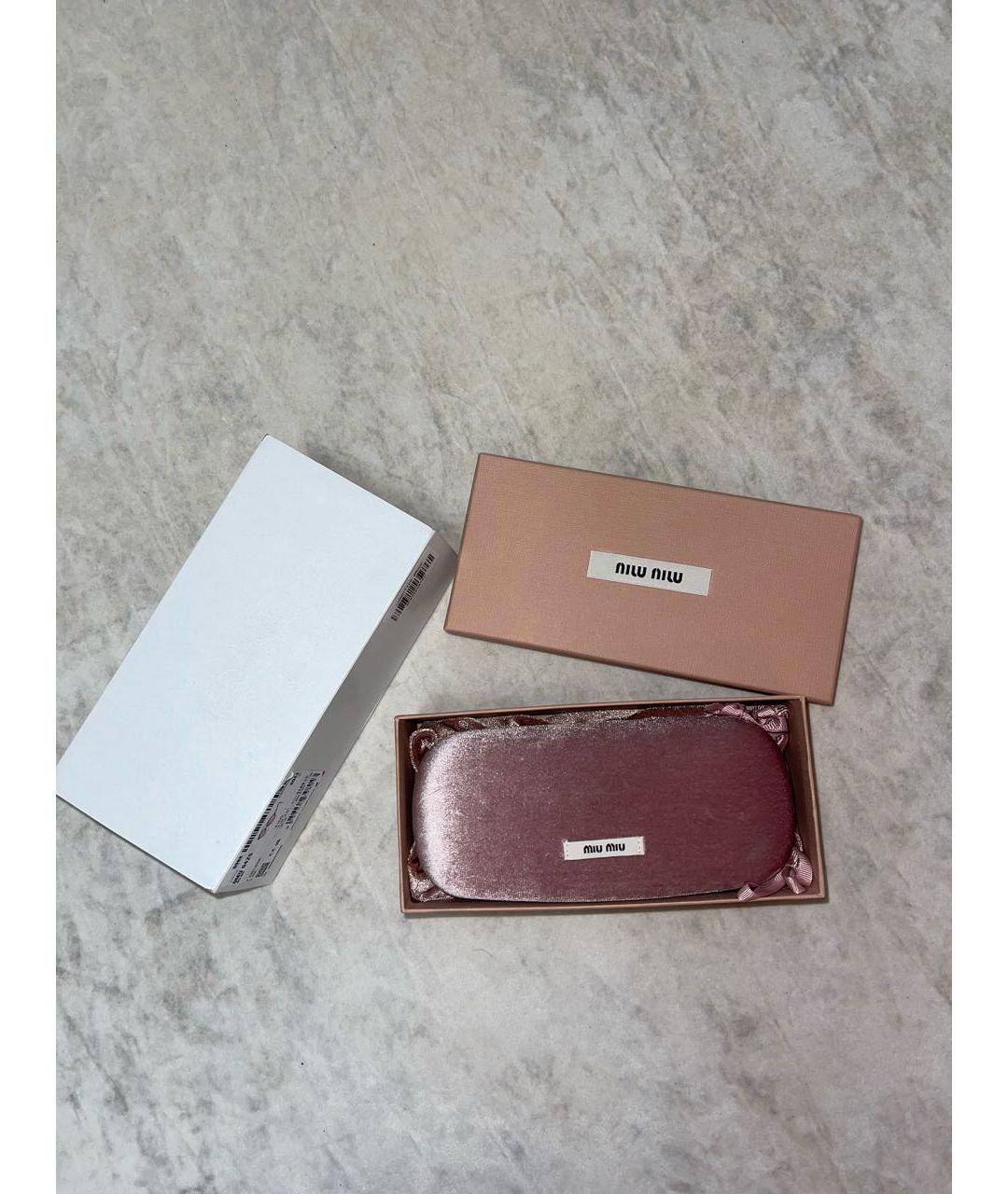 MIU MIU Коричневые солнцезащитные очки, фото 4