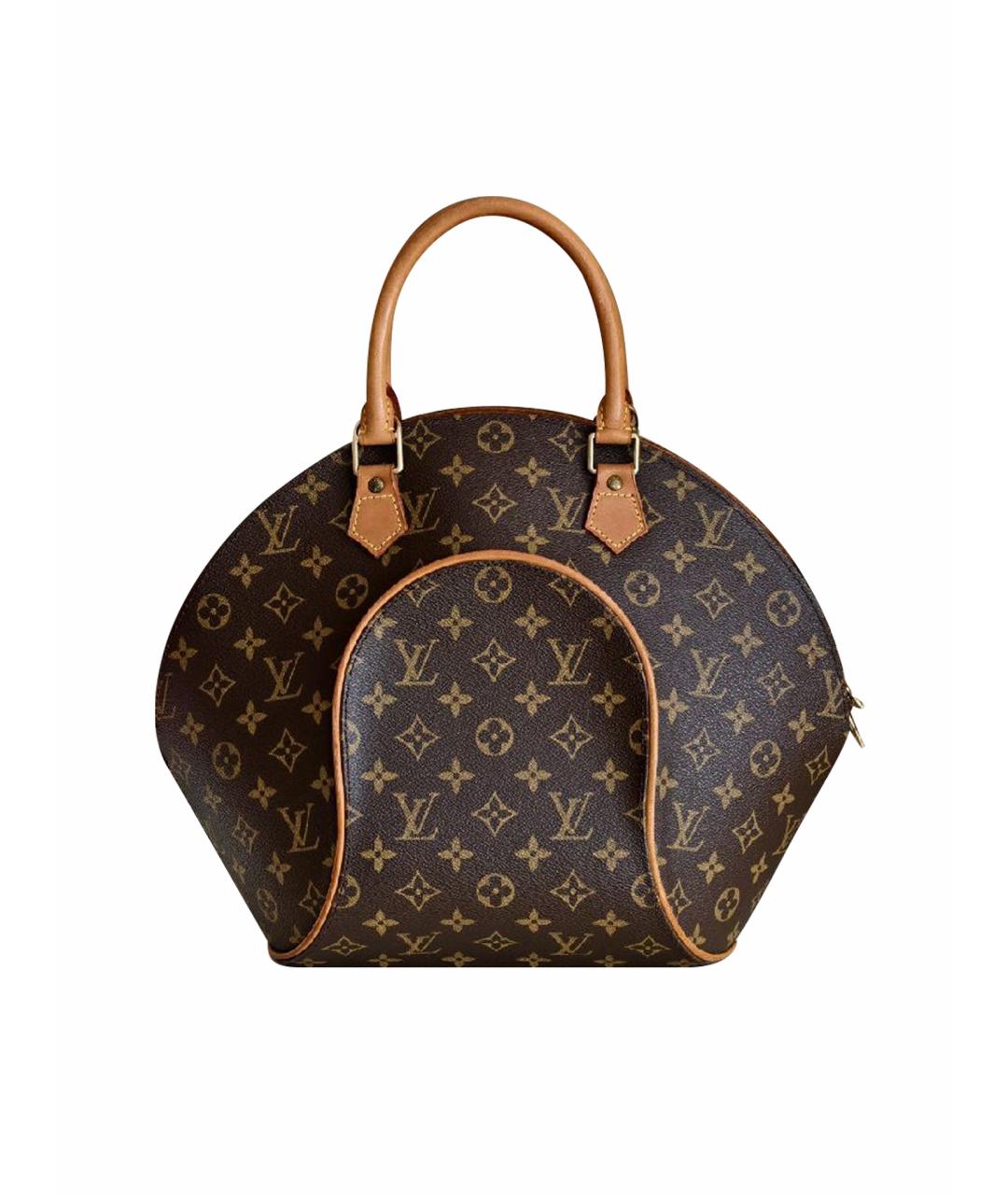 LOUIS VUITTON Коричневая сумка с короткими ручками, фото 1