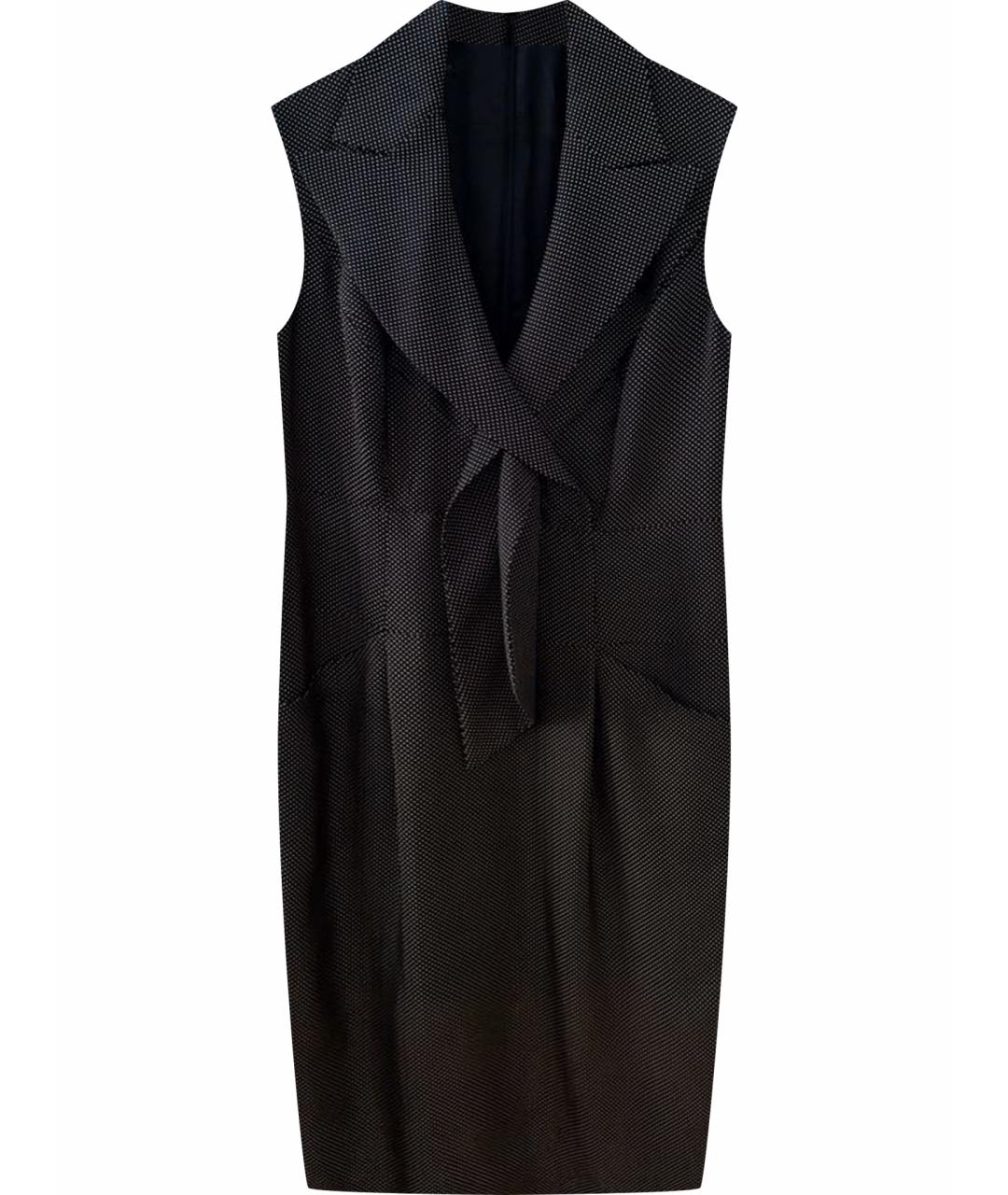 ESCADA Черное вискозное повседневное платье, фото 1