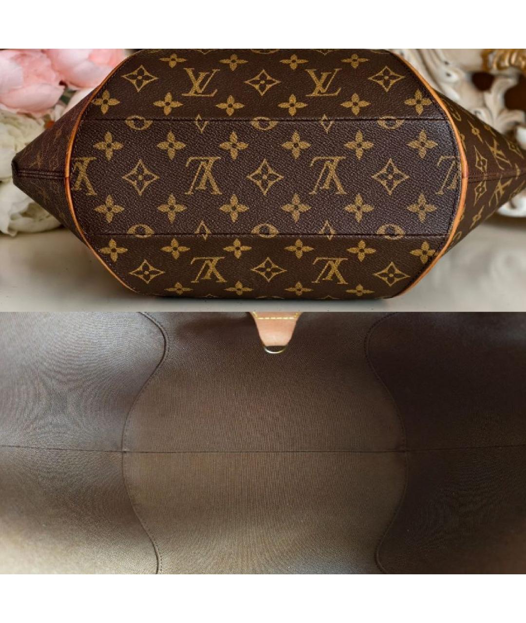 LOUIS VUITTON Коричневая сумка с короткими ручками, фото 8