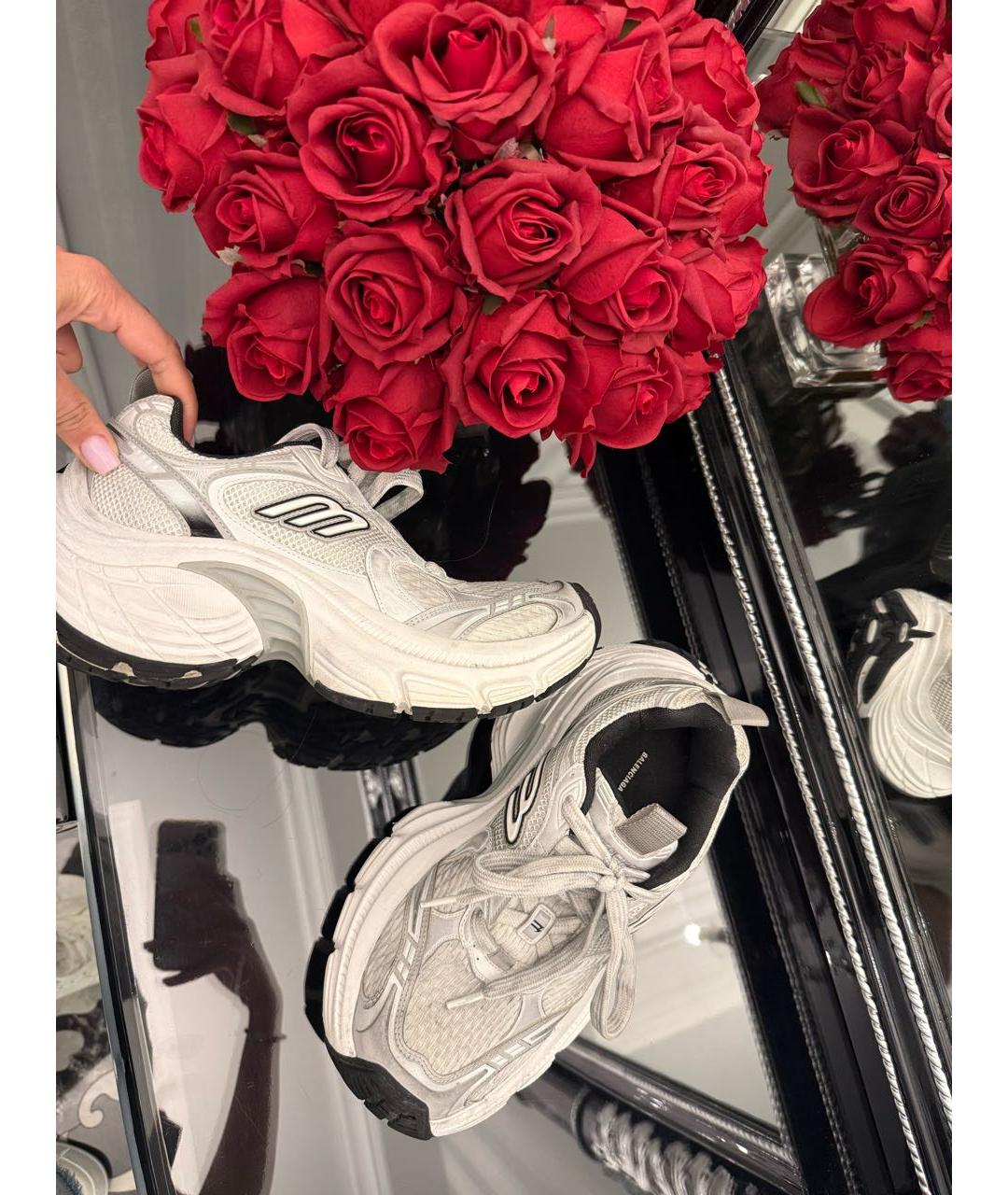 BALENCIAGA Белые кроссовки, фото 7