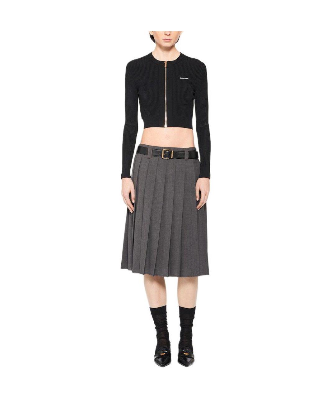 MIU MIU Черный джемпер / свитер, фото 3