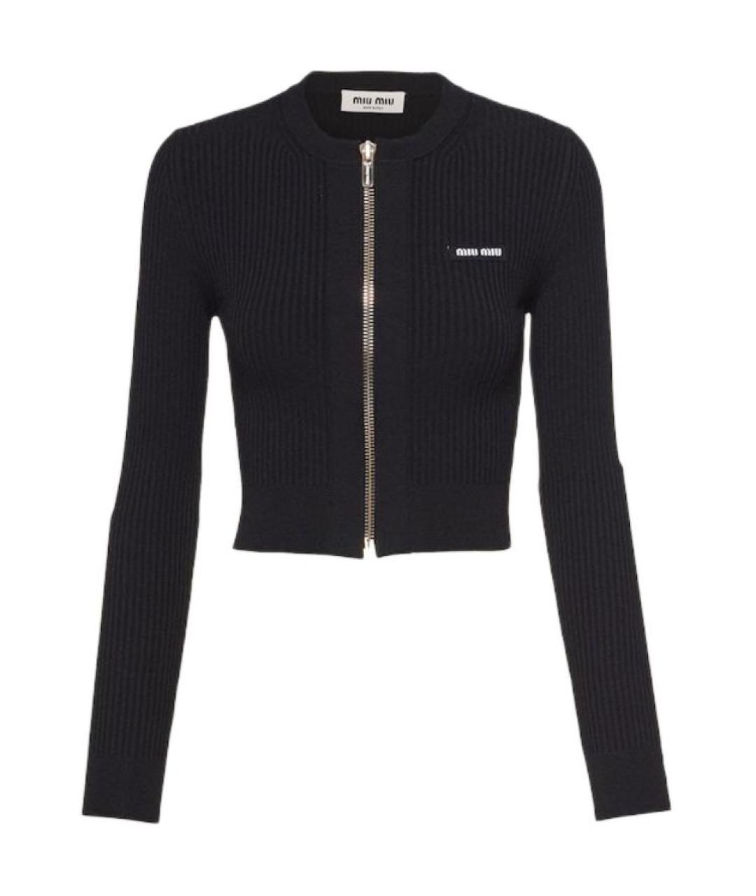 MIU MIU Черный джемпер / свитер, фото 1