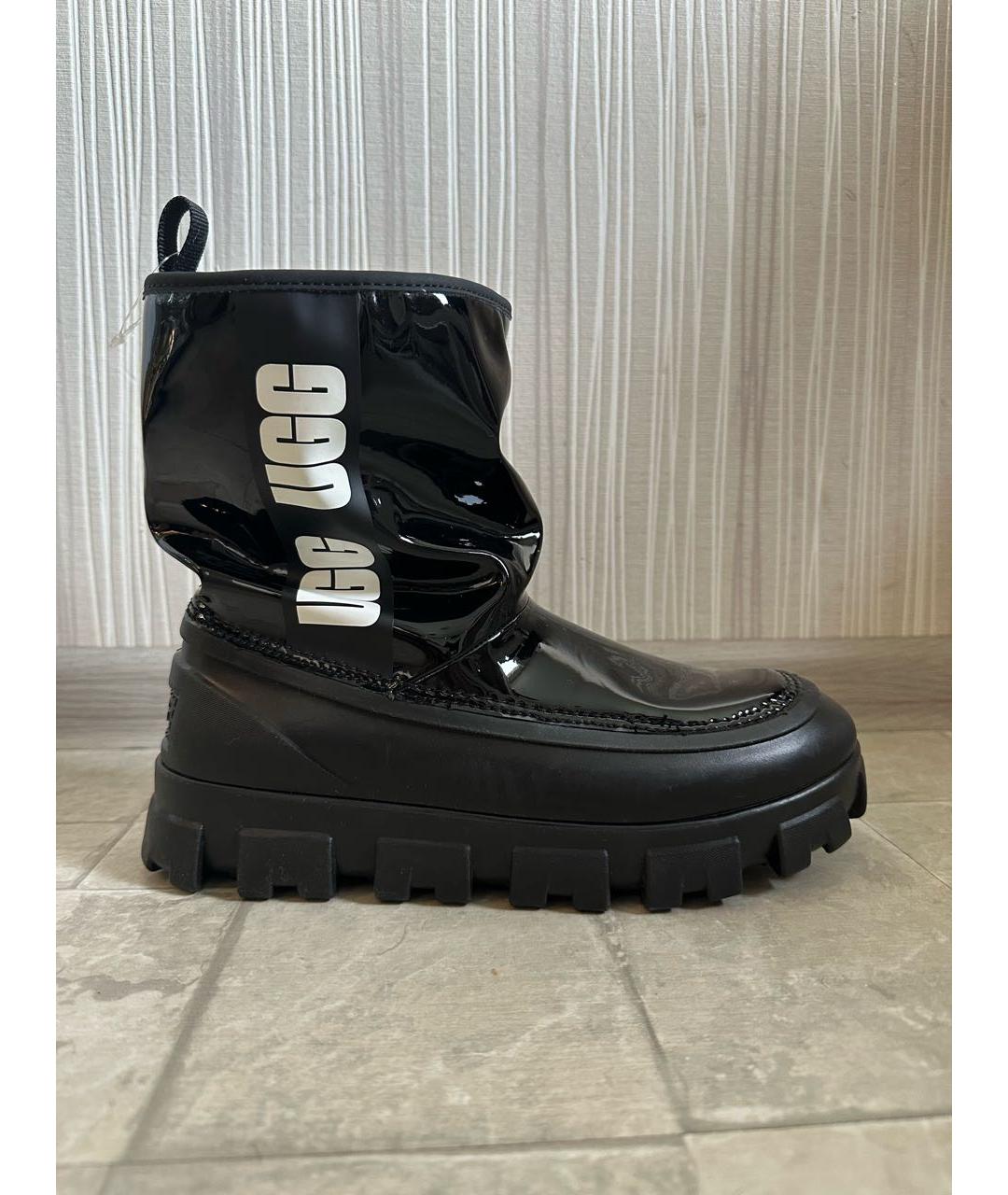 UGG AUSTRALIA Черные ботинки, фото 2