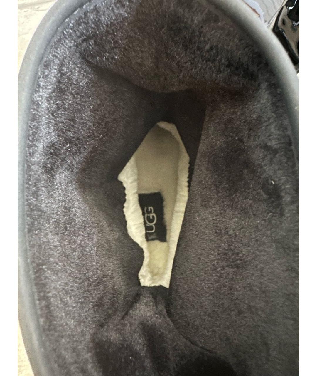 UGG AUSTRALIA Черные ботинки, фото 5