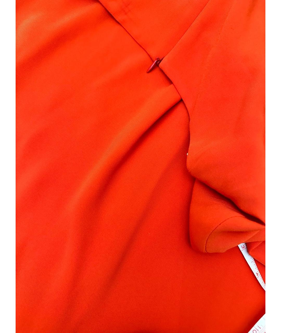 MAX MARA Красный ацетатный костюм с брюками, фото 4