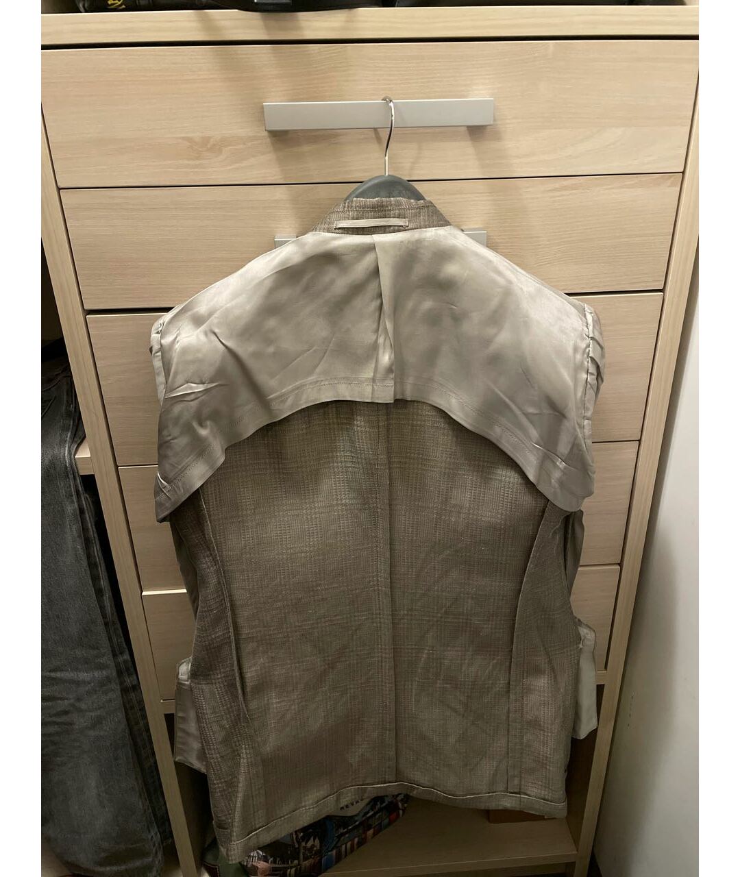 ARMANI COLLEZIONI Бежевый льняной пиджак, фото 3
