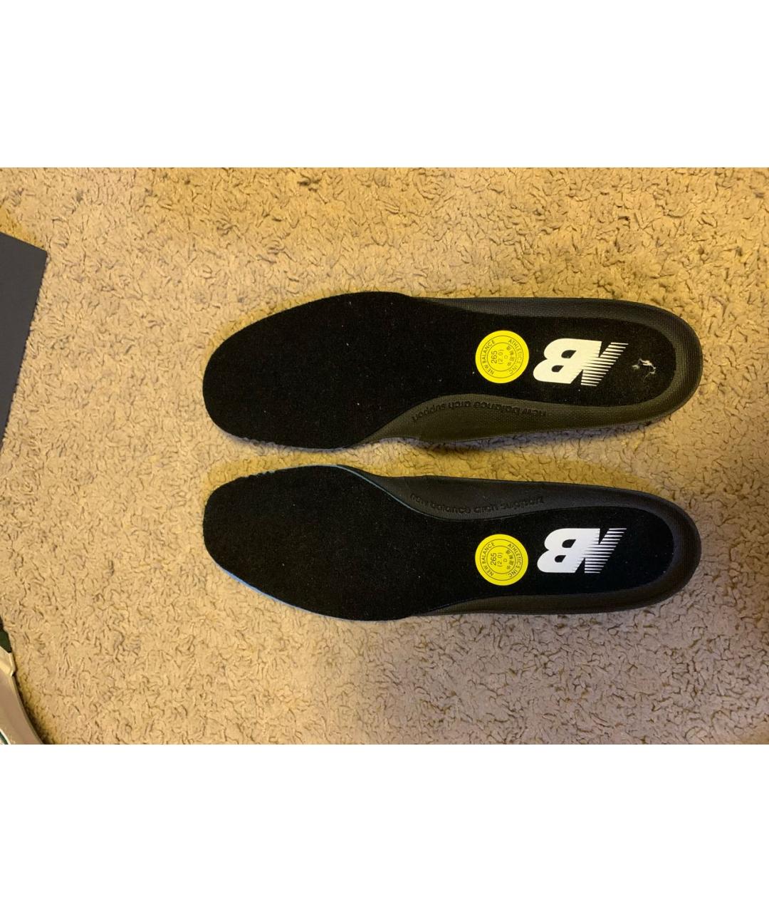 NEW BALANCE Белые низкие кроссовки / кеды из искусственной кожи, фото 6