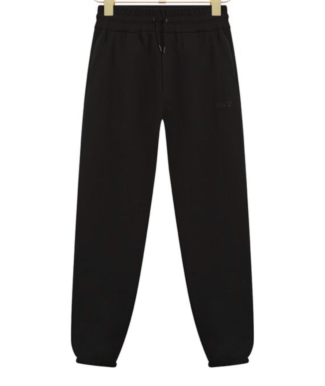 KITON Черные хлопковые повседневные брюки, фото 4