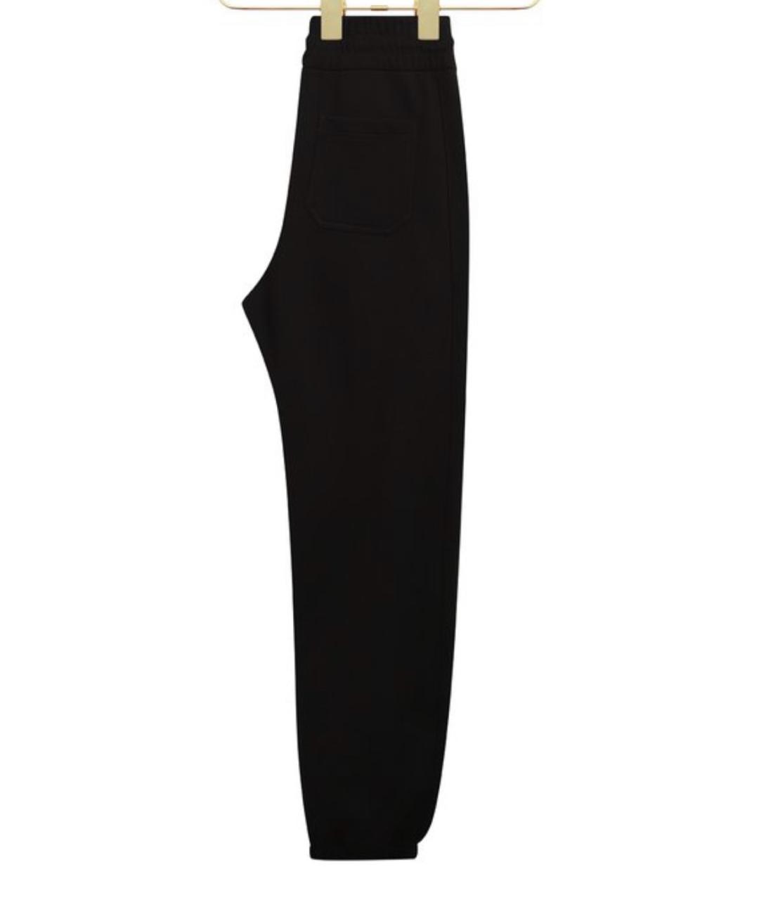 KITON Черные хлопковые повседневные брюки, фото 2