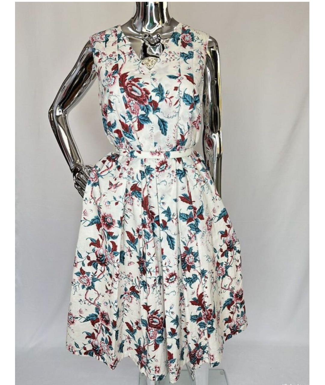 MAX MARA Мульти хлопковое повседневное платье, фото 9