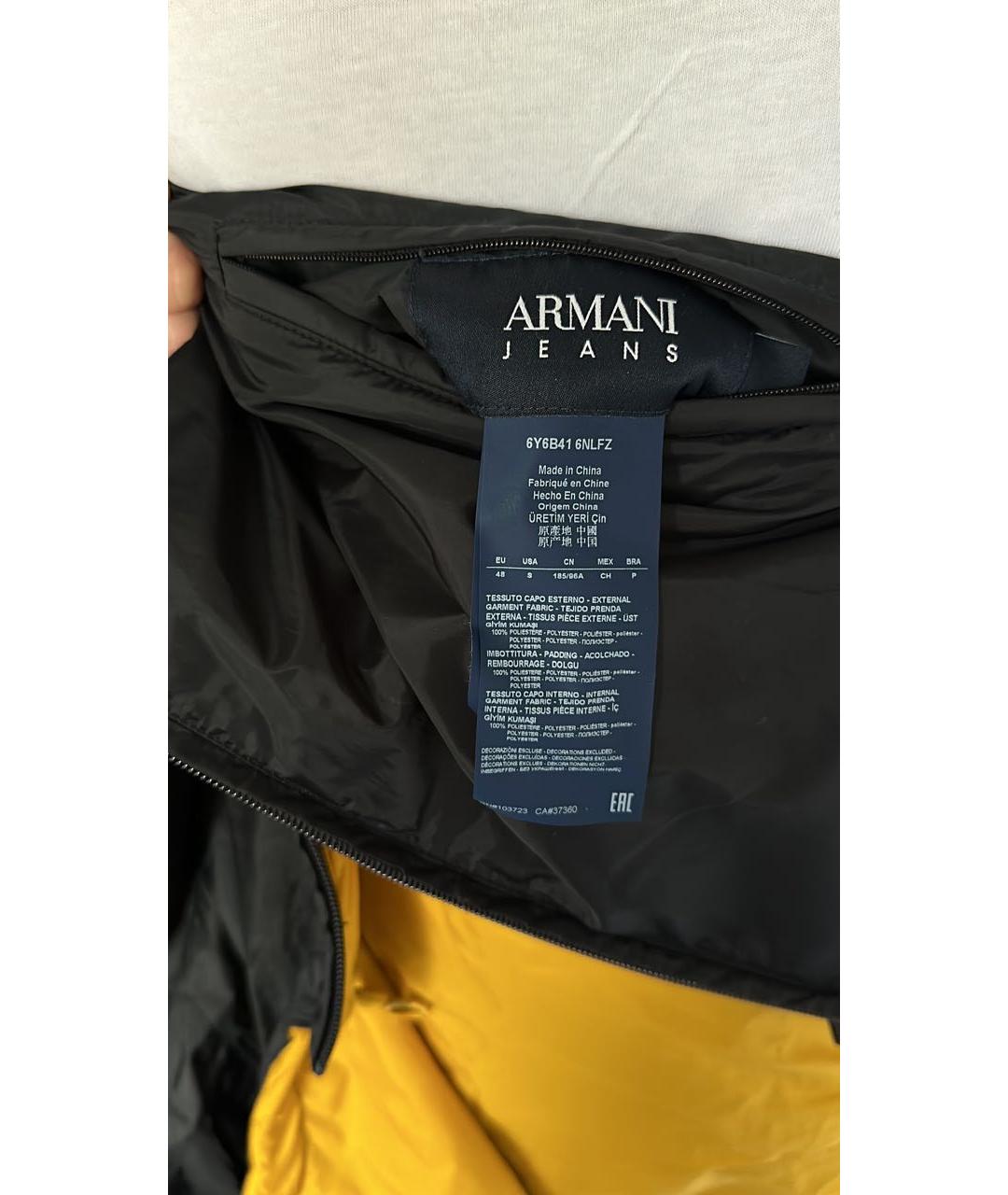 ARMANI JEANS Мульти полиэстеровая куртка, фото 3
