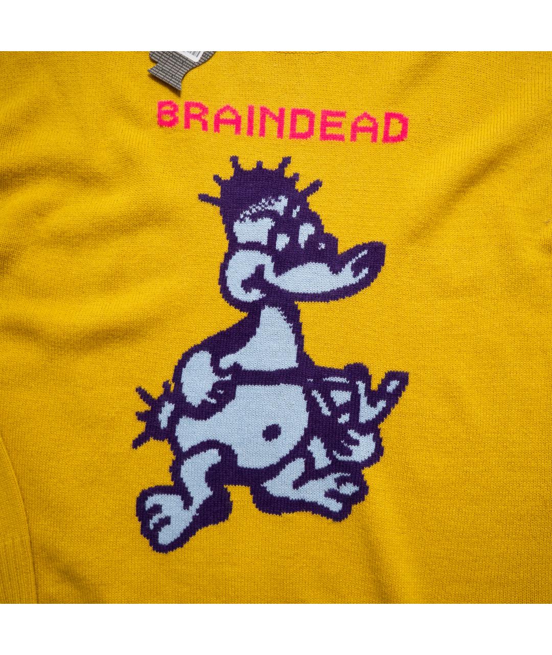 Brain Dead Горчичный синтетический джемпер / свитер, фото 3