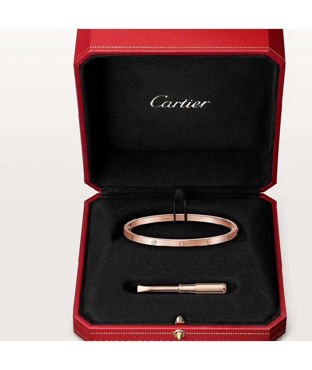 CARTIER Золотой браслет из розового золота, фото 4