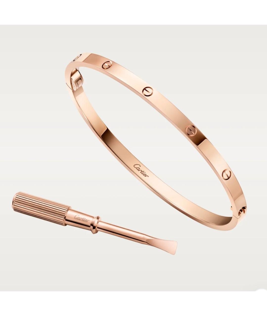 CARTIER Золотой браслет из розового золота, фото 2