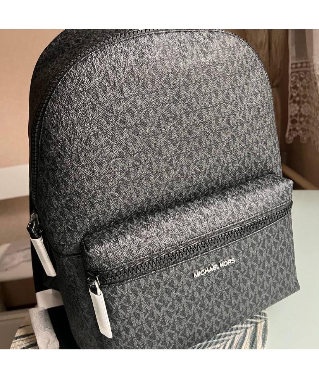 MICHAEL KORS Черный рюкзак, фото 6