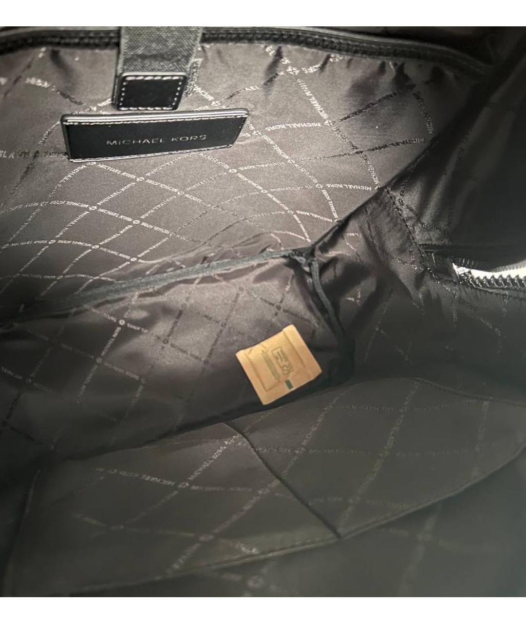 MICHAEL KORS Черный рюкзак, фото 8