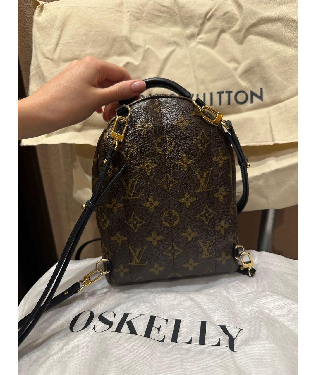 LOUIS VUITTON Коричневый рюкзак, фото 3