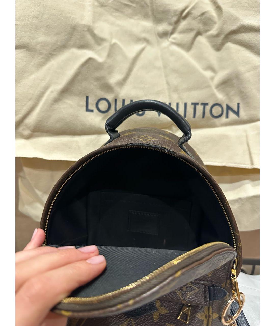 LOUIS VUITTON Коричневый рюкзак, фото 4