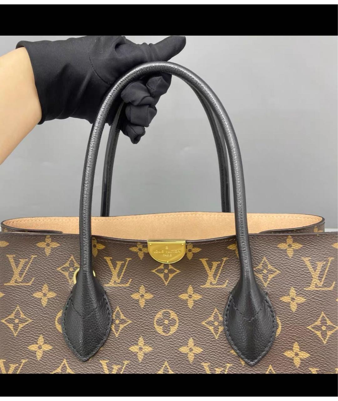 LOUIS VUITTON Коричневая сумка тоут, фото 5