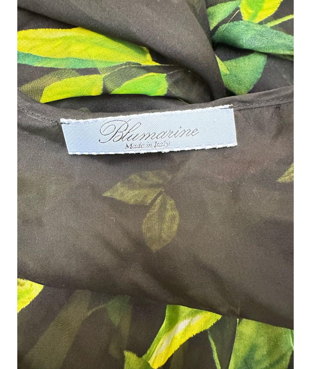 BLUMARINE Мульти шелковая туника, фото 3