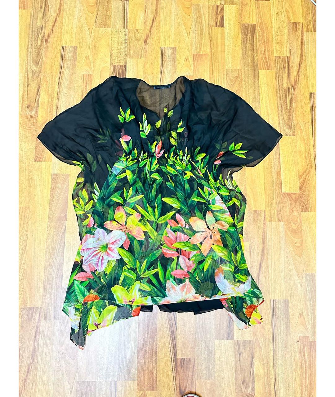 BLUMARINE Мульти шелковая туника, фото 2