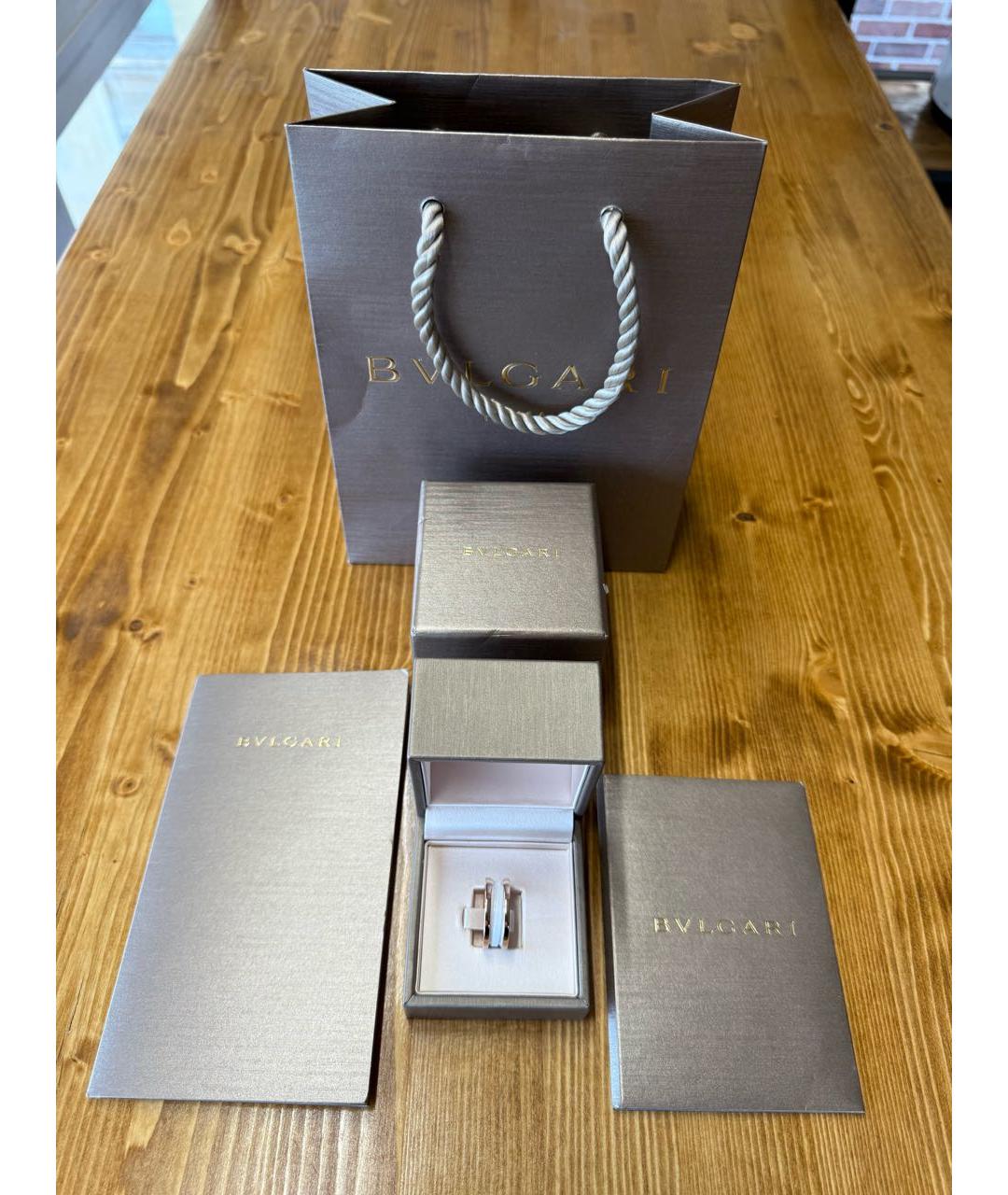 BVLGARI Золотое кольцо из розового золота, фото 3