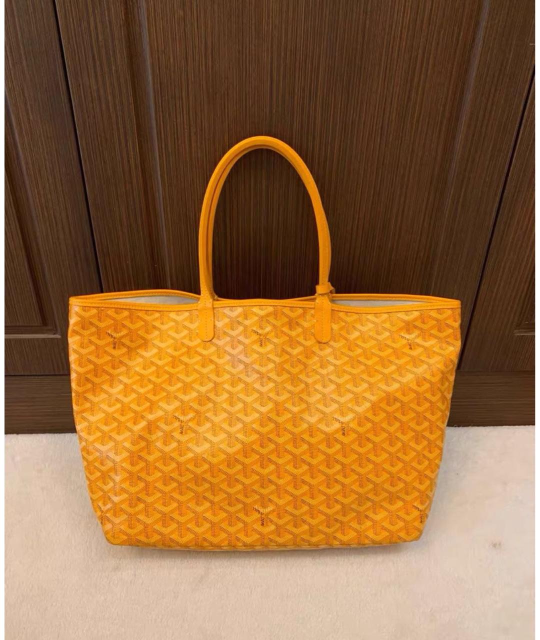 GOYARD Желтая сумка тоут, фото 2