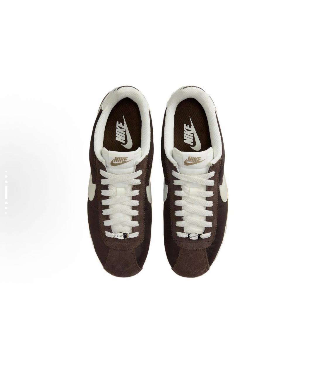 NIKE Коричневые текстильные кеды, фото 2
