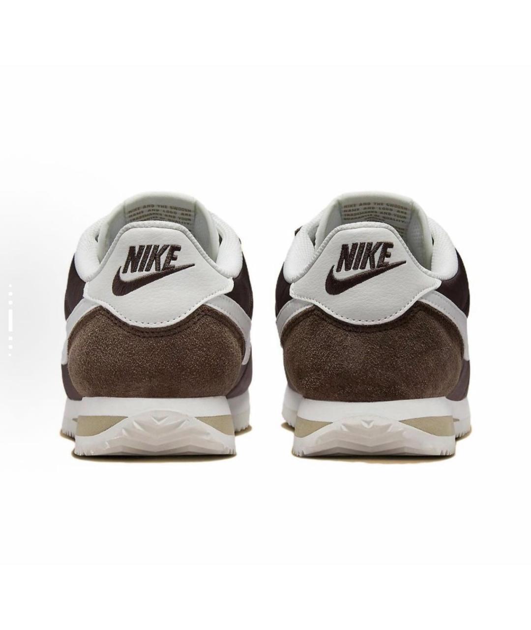NIKE Коричневые текстильные кеды, фото 4