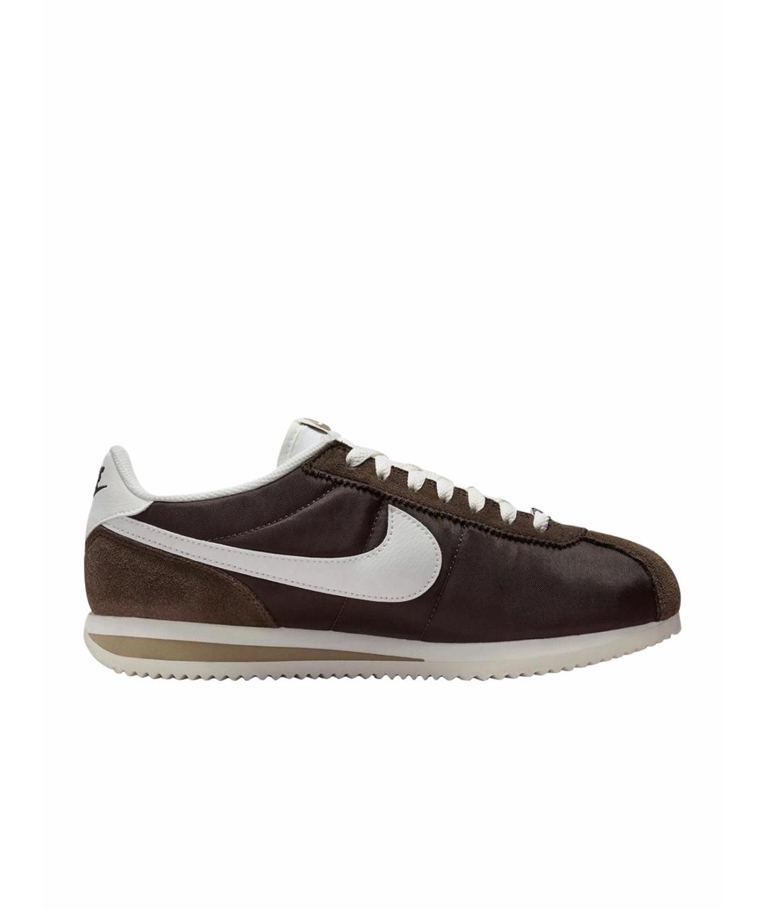 NIKE Коричневые текстильные кеды, фото 1