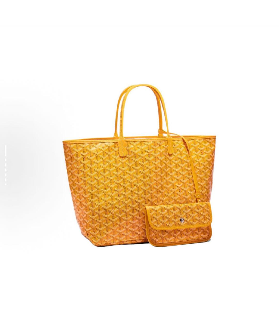 GOYARD Желтая сумка тоут, фото 2