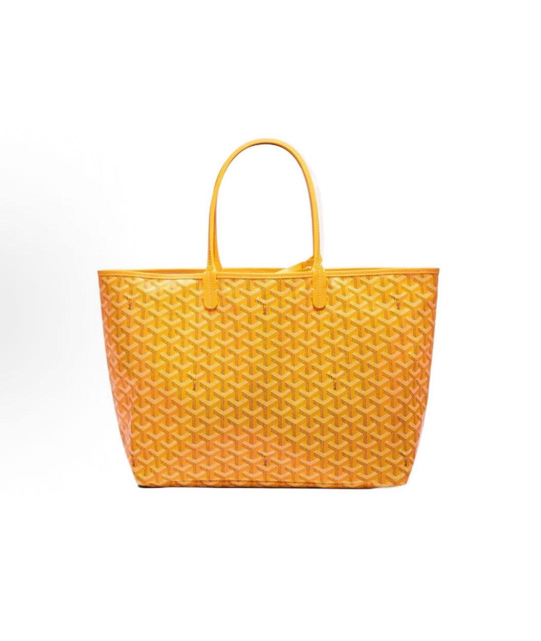 GOYARD Желтая сумка тоут, фото 3