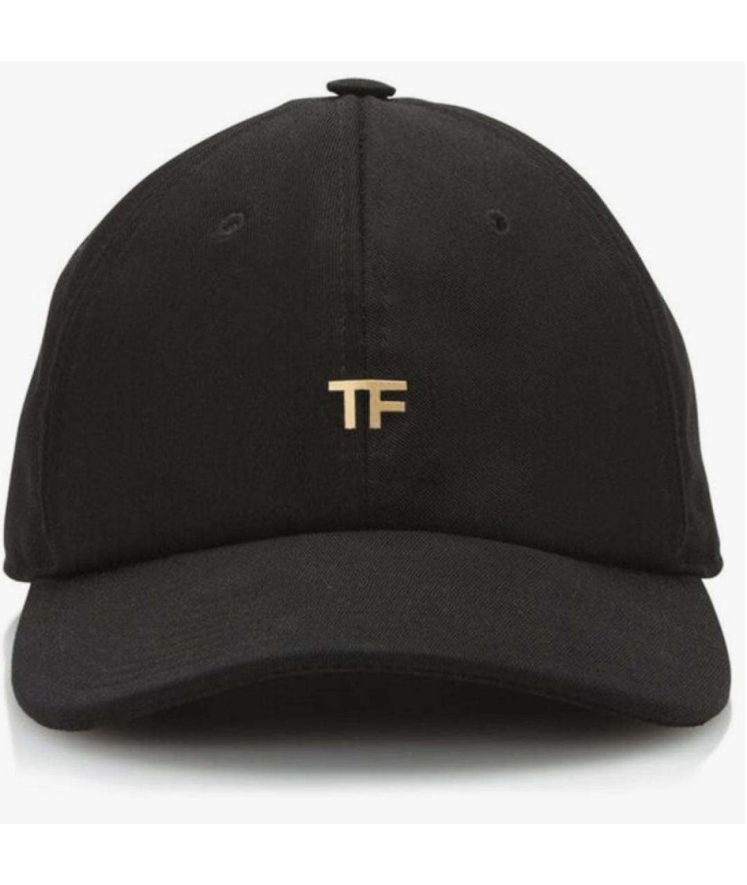 TOM FORD Черная хлопковая кепка, фото 9
