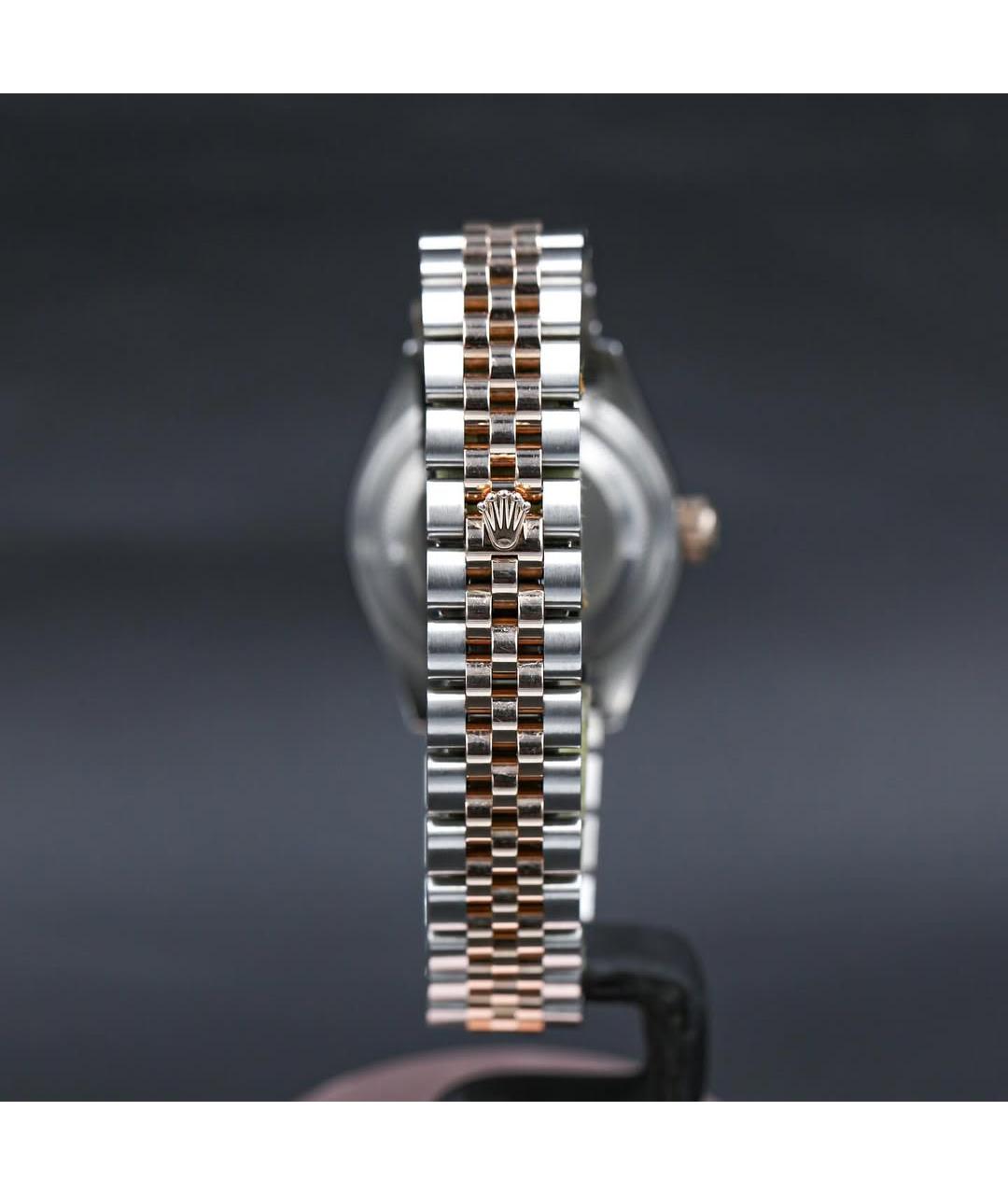 ROLEX Зеленые часы из розового золота, фото 4