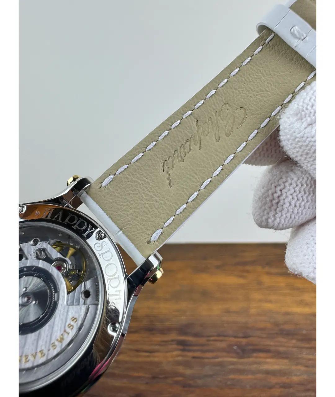 CHOPARD Белые часы из желтого золота, фото 9